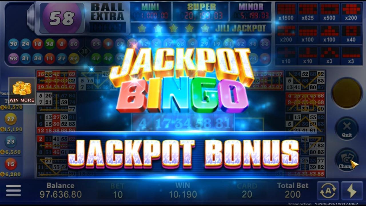 Jackpot Bingo！