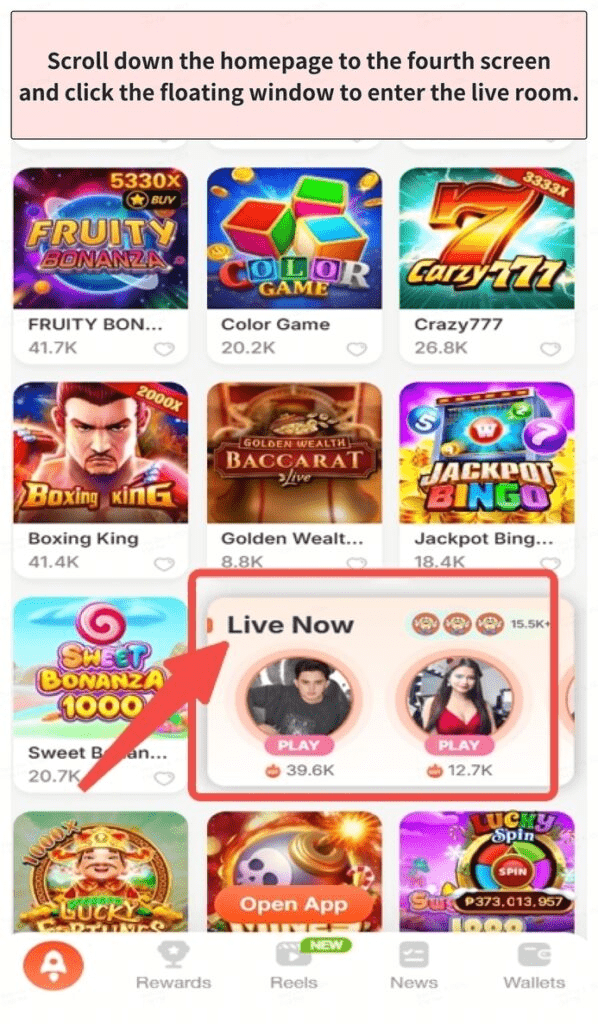 Watch Live and Get Reward!