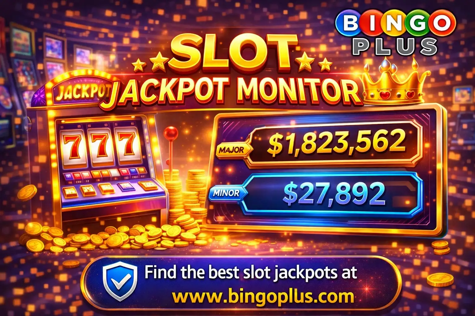 slot jackpot monitor