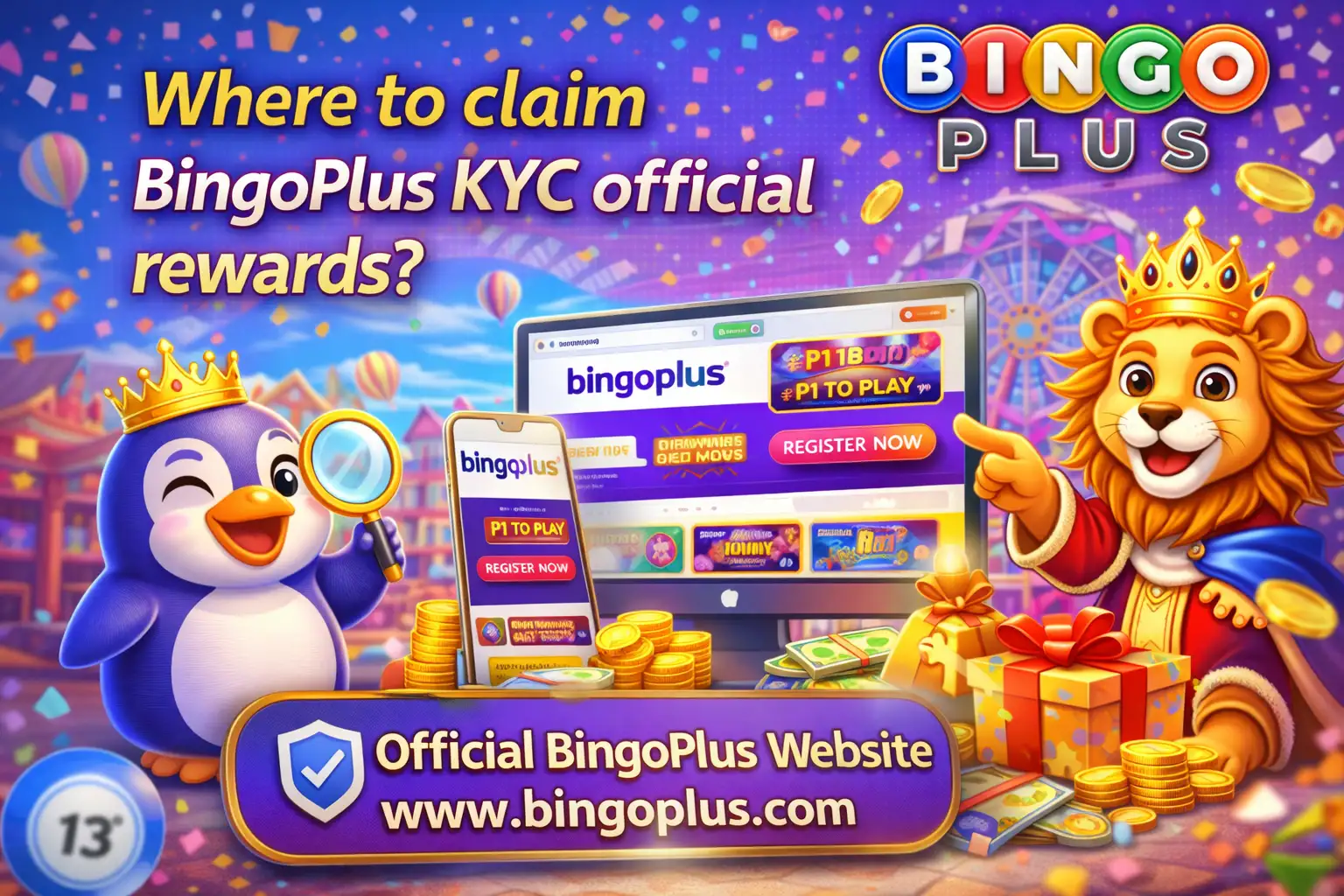 Where to claim bingoplus KYC official rewards