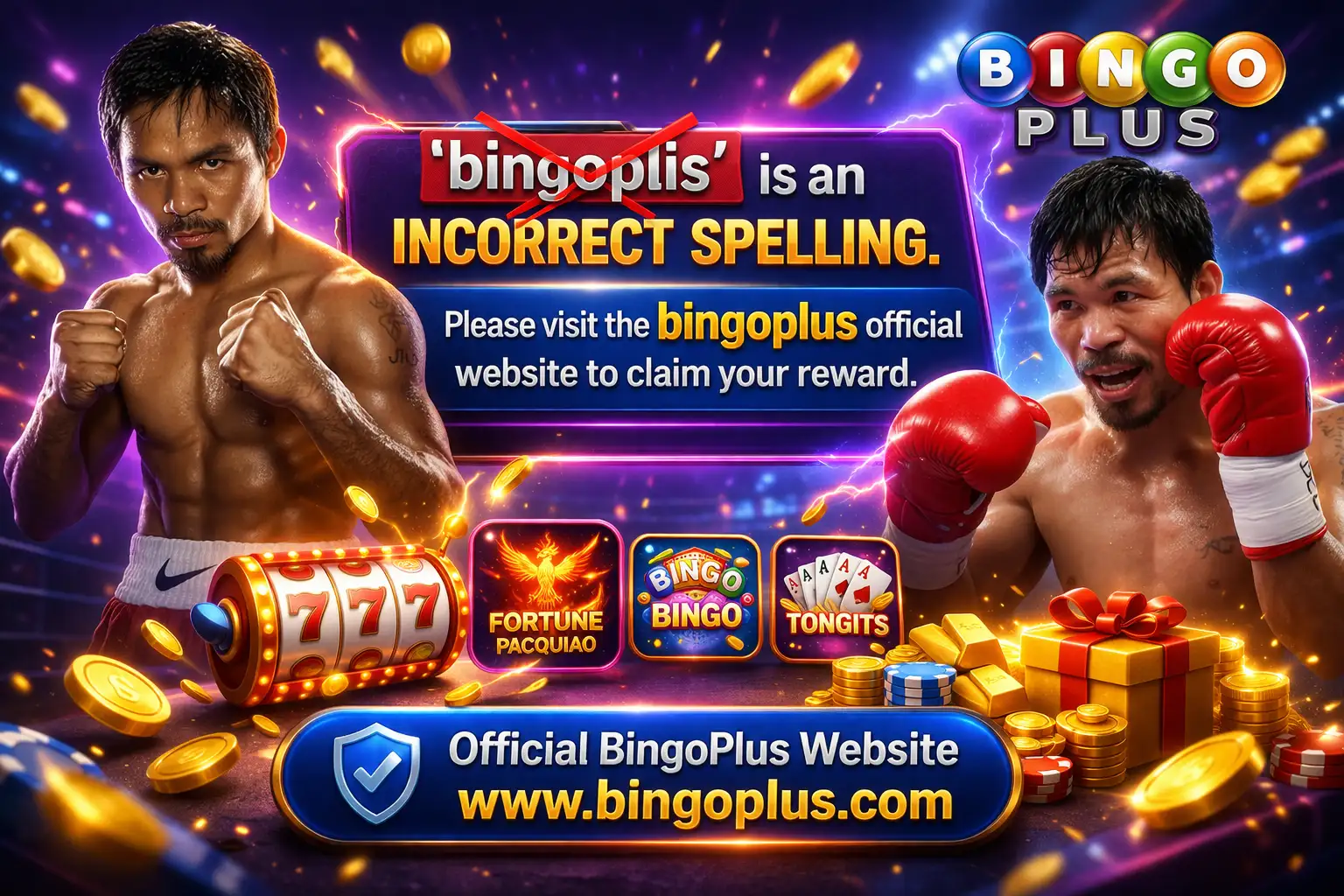 bingoplis is an incorrect spelling. Please visit the bingoplus official website to claim your reward.