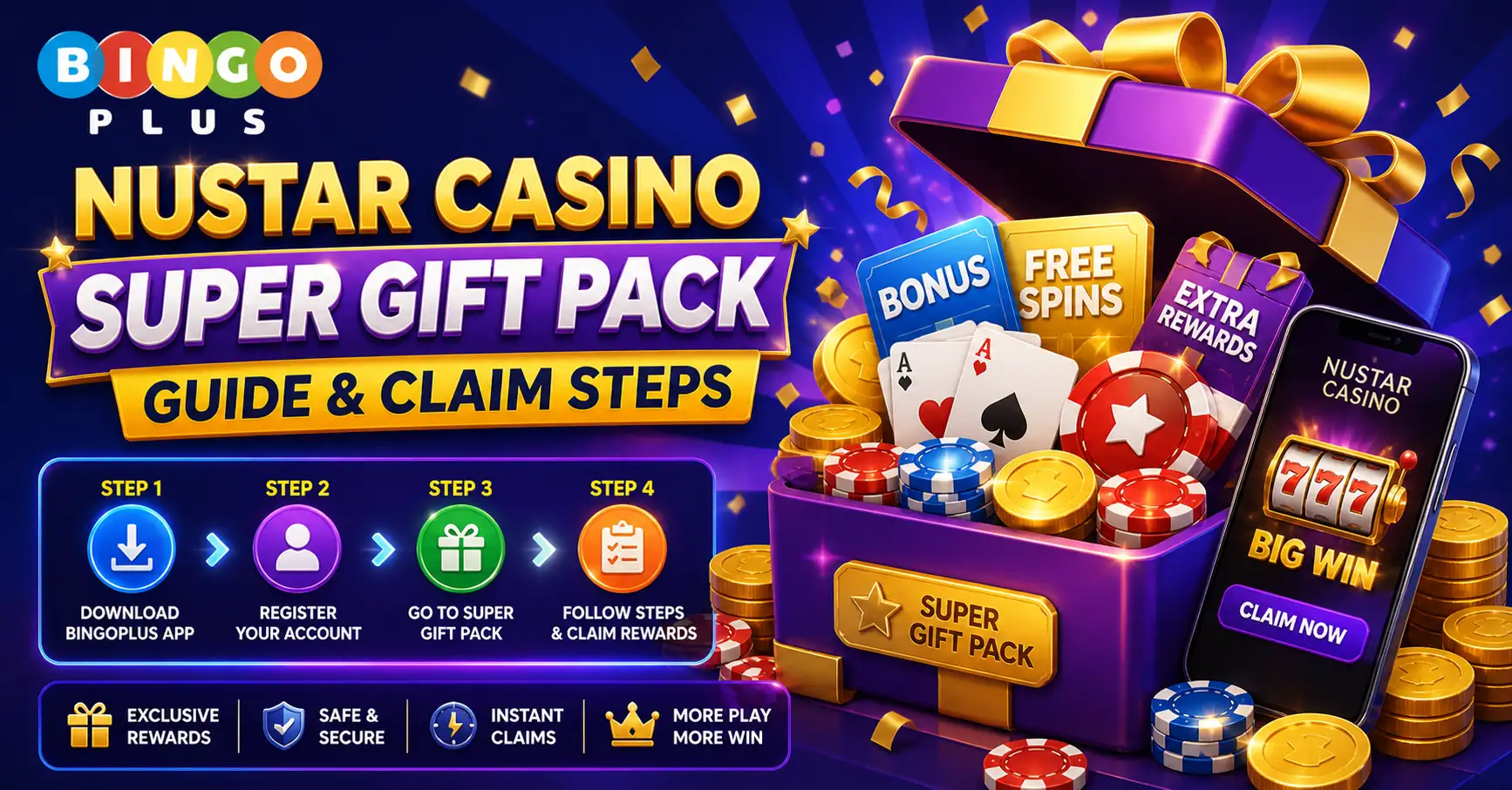 Nustar Casino Super Gift Pack Guide & Claim Steps