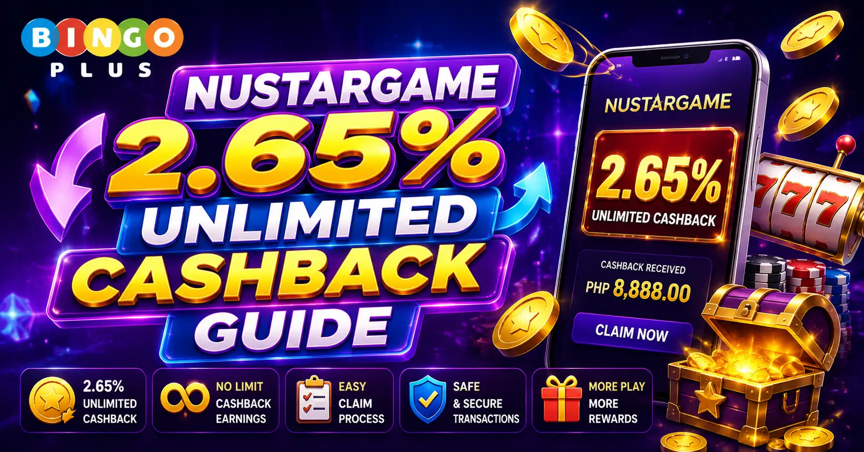 NustarGame 2.65% Unlimited Cashback Guide