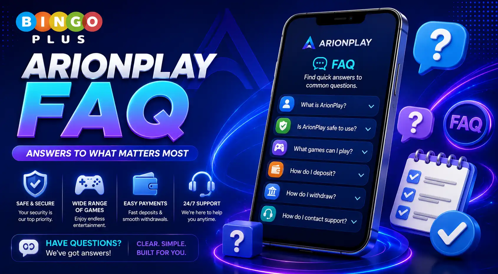 ArionPlay FAQ