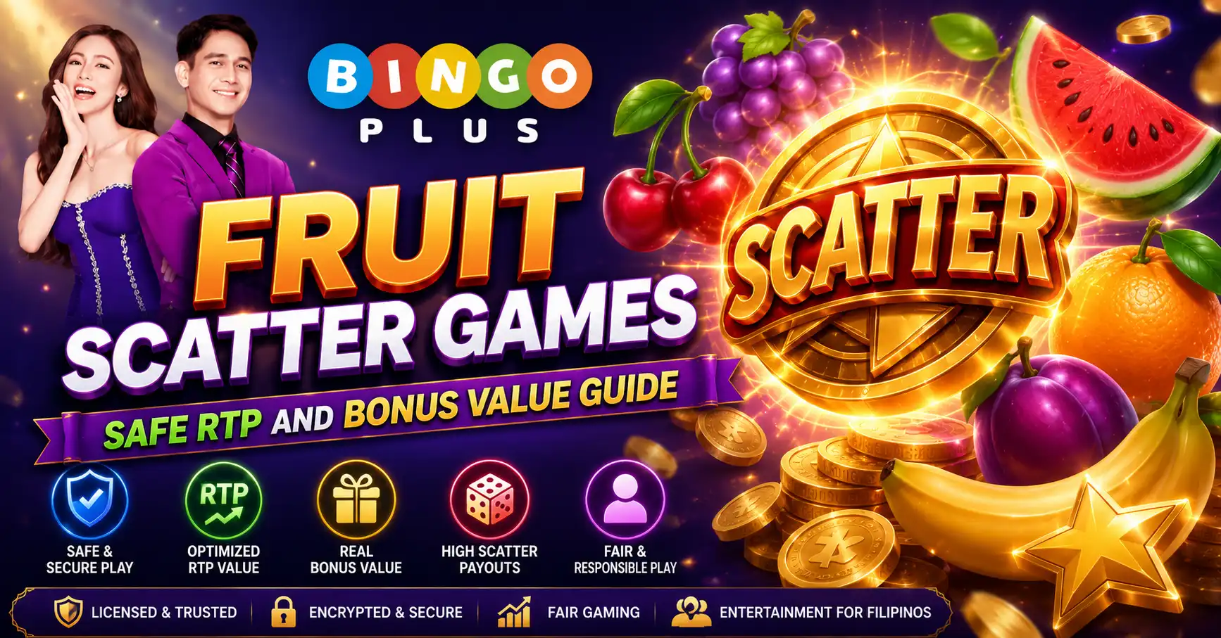 Jili Game Developer 39 Fruit Scatter Games Safe RTP and Bonus Value Guide