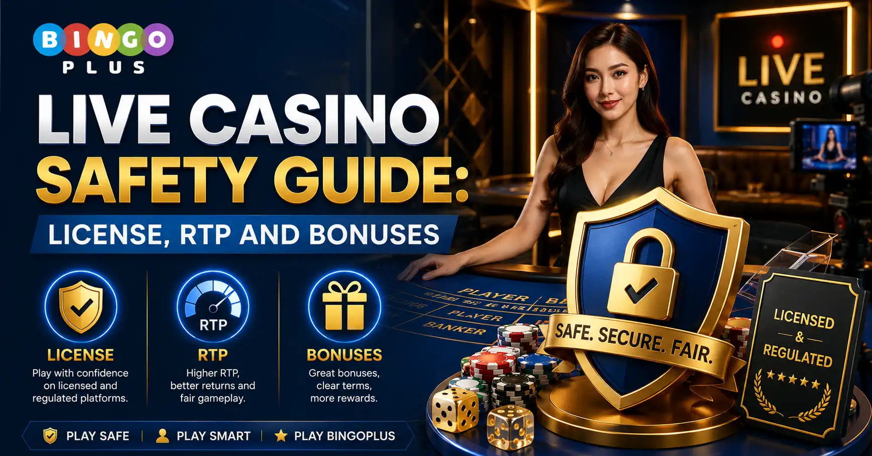 Live Casino Safety Guide License, RTP and Bonuses