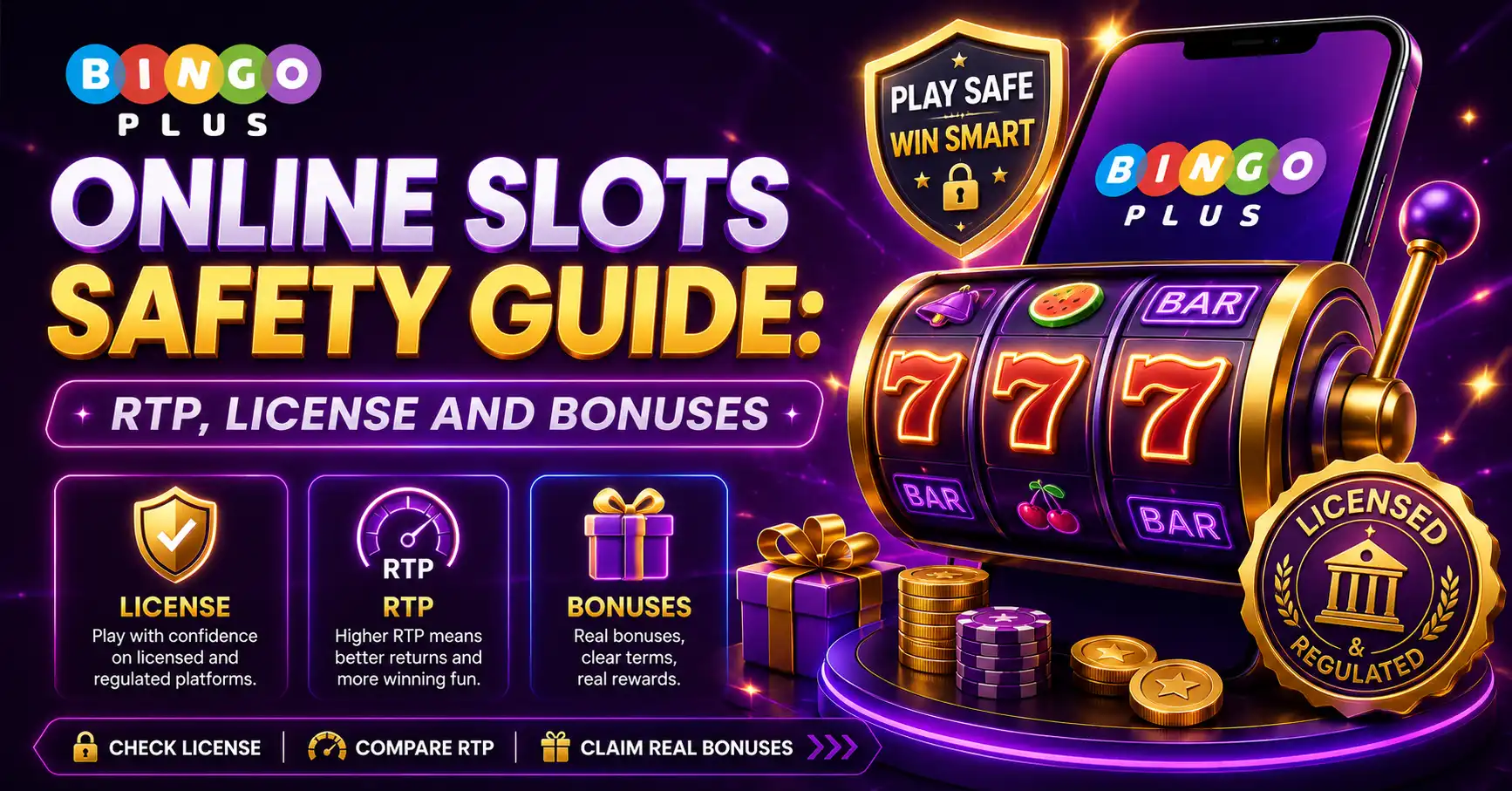 Online Slots Safety Guide RTP, License and Bonuses